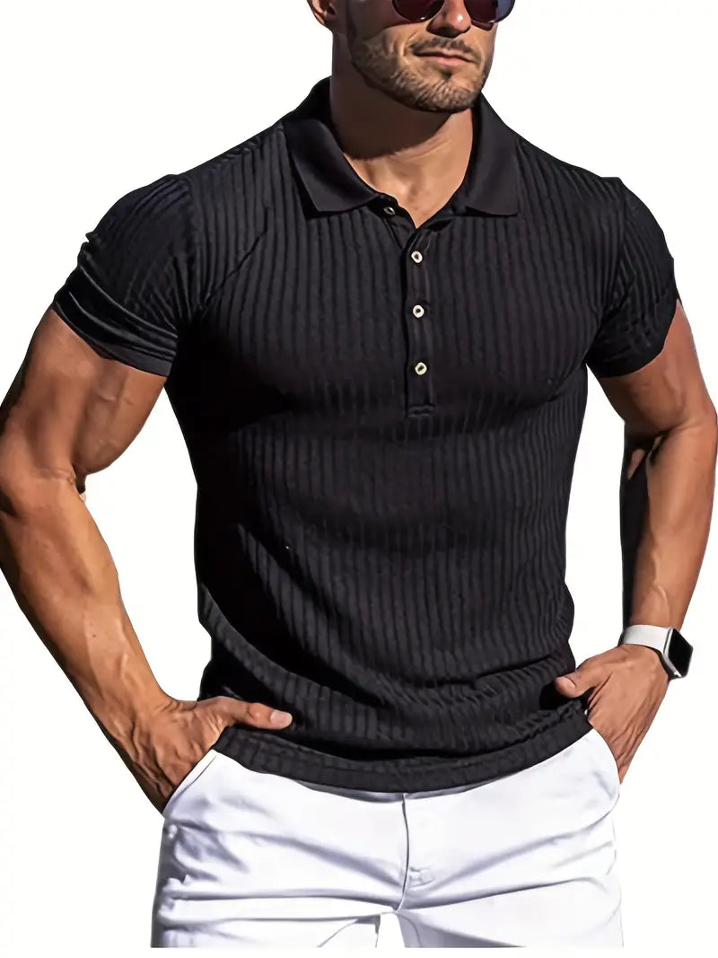 Jules - Polo Vintage Stretch avec Style Intemporel