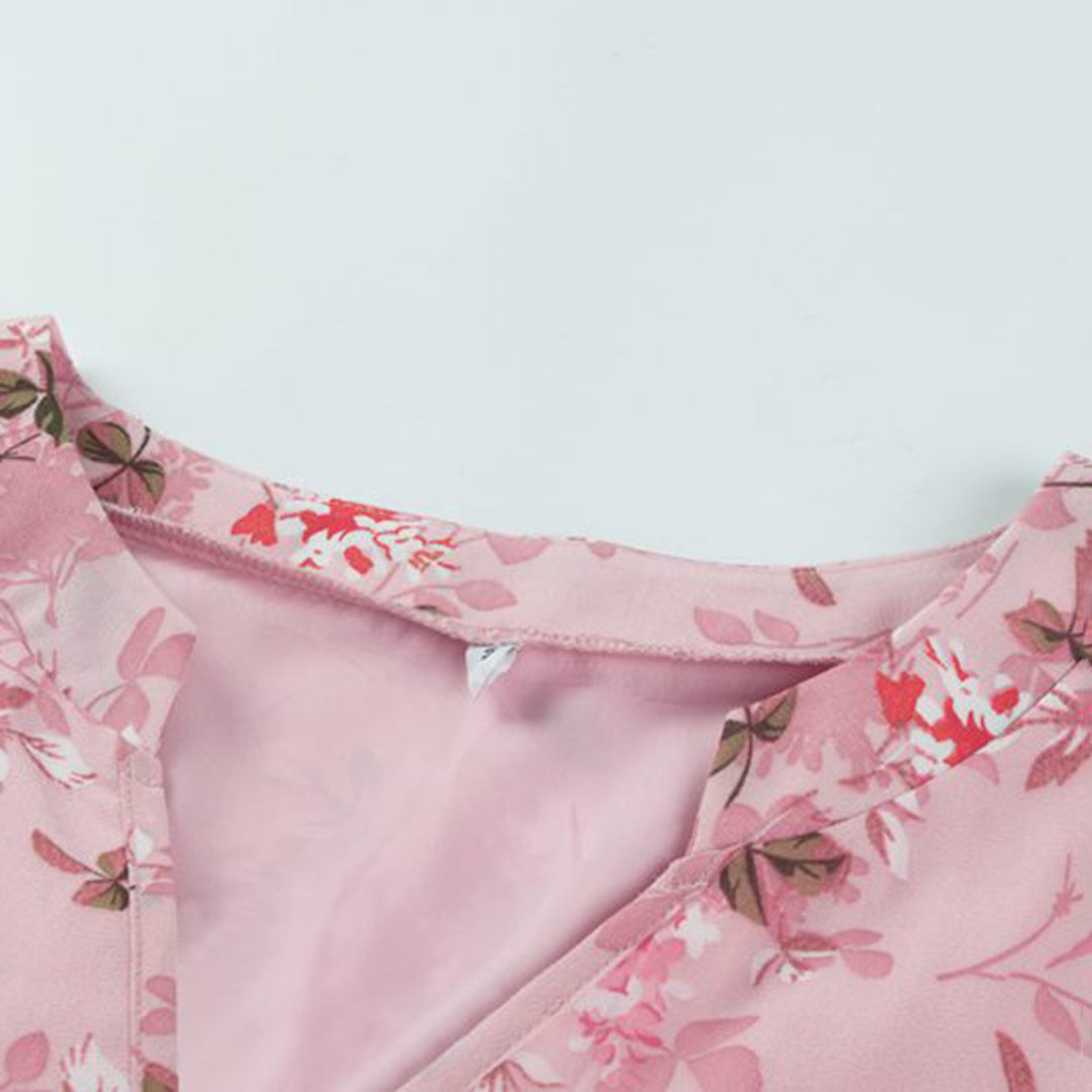 Anna - Robe mini fleurie romantique