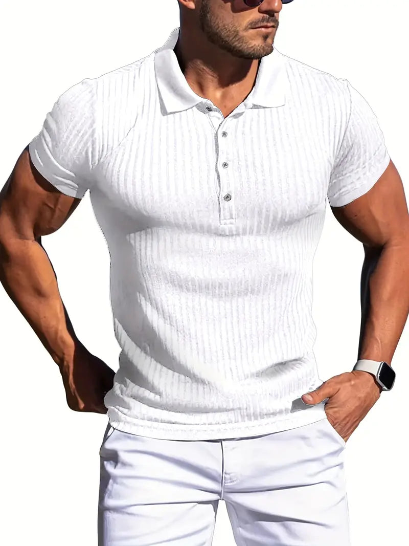 Jules - Polo Vintage Stretch avec Style Intemporel