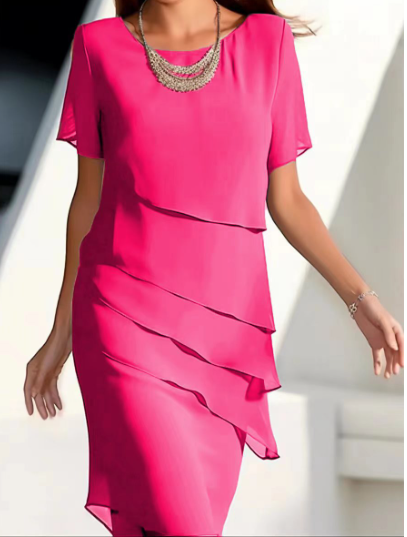 BelleRue - Robe élégante en couches