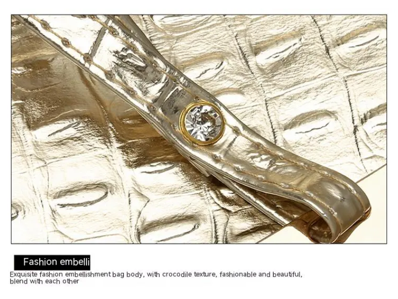 Sac à bandoulière Aurora - Sac spacieux avec imprimé crocodile