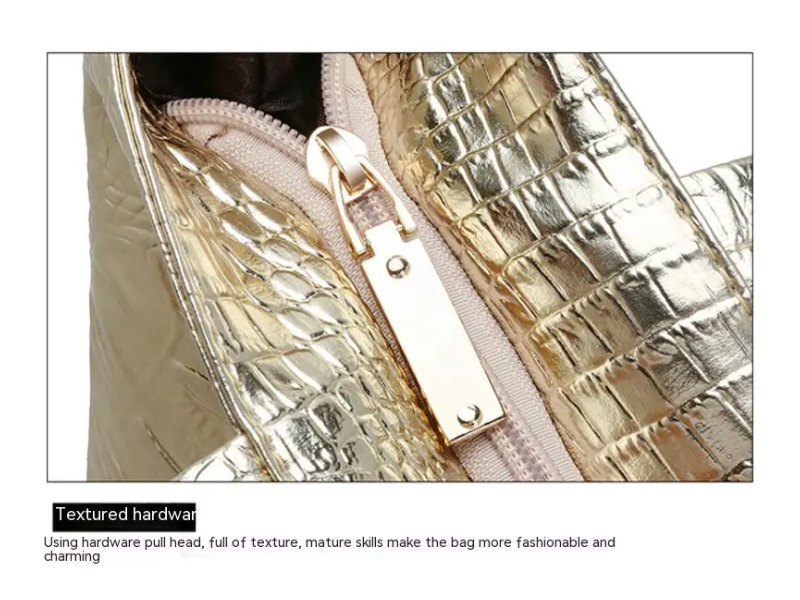 Sac à bandoulière Aurora - Sac spacieux avec imprimé crocodile