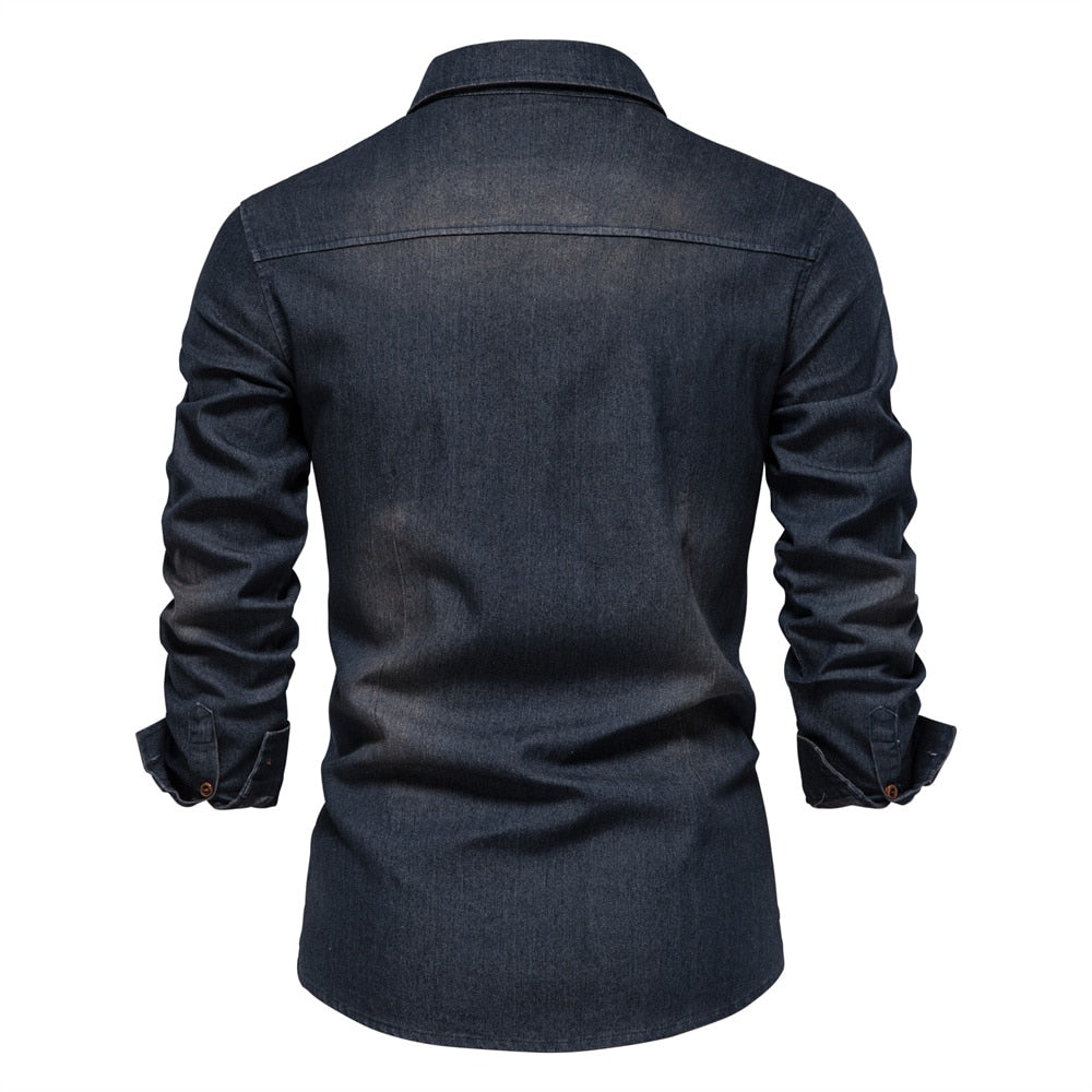 Elias - Chemise en denim avec coupe moderne