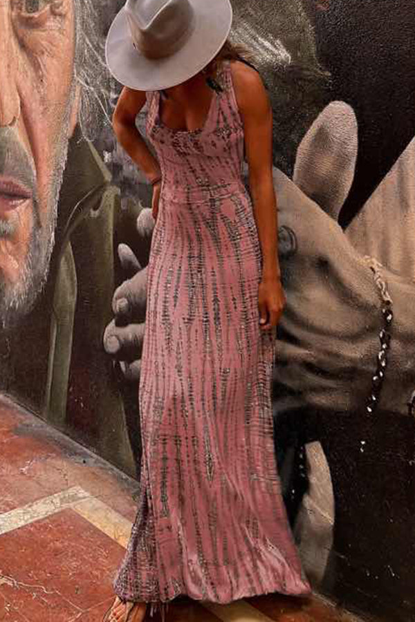 Lina - Robe maxi colorée et élégante