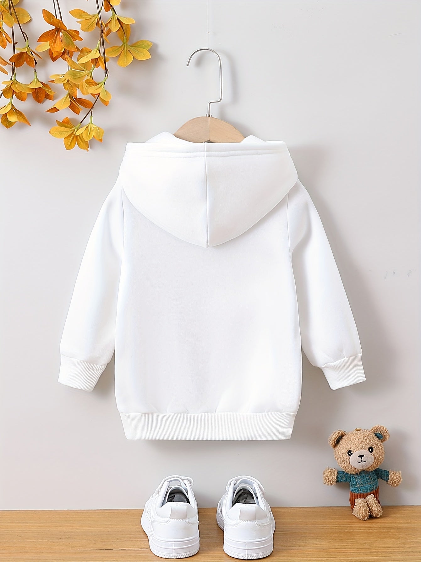 Zoe - Sweat à capuche pour petites filles avec imprimé d'animaux de dessin animé