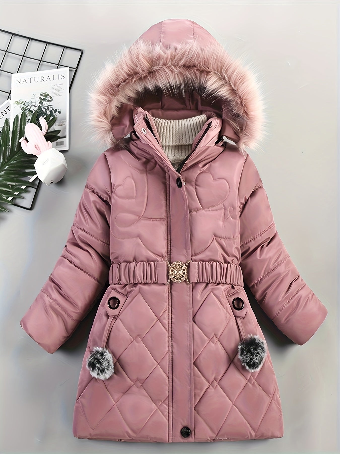 Ella - Manteau d'hiver à capuche pour filles