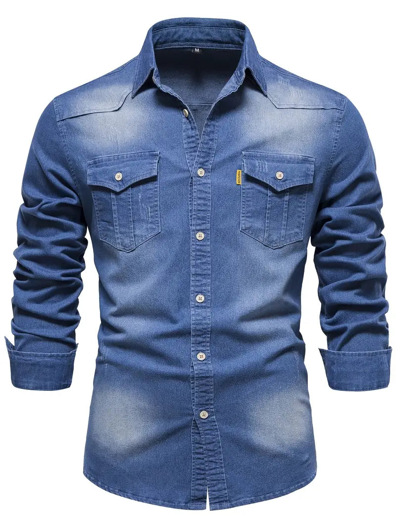 Elias - Chemise en denim avec coupe moderne