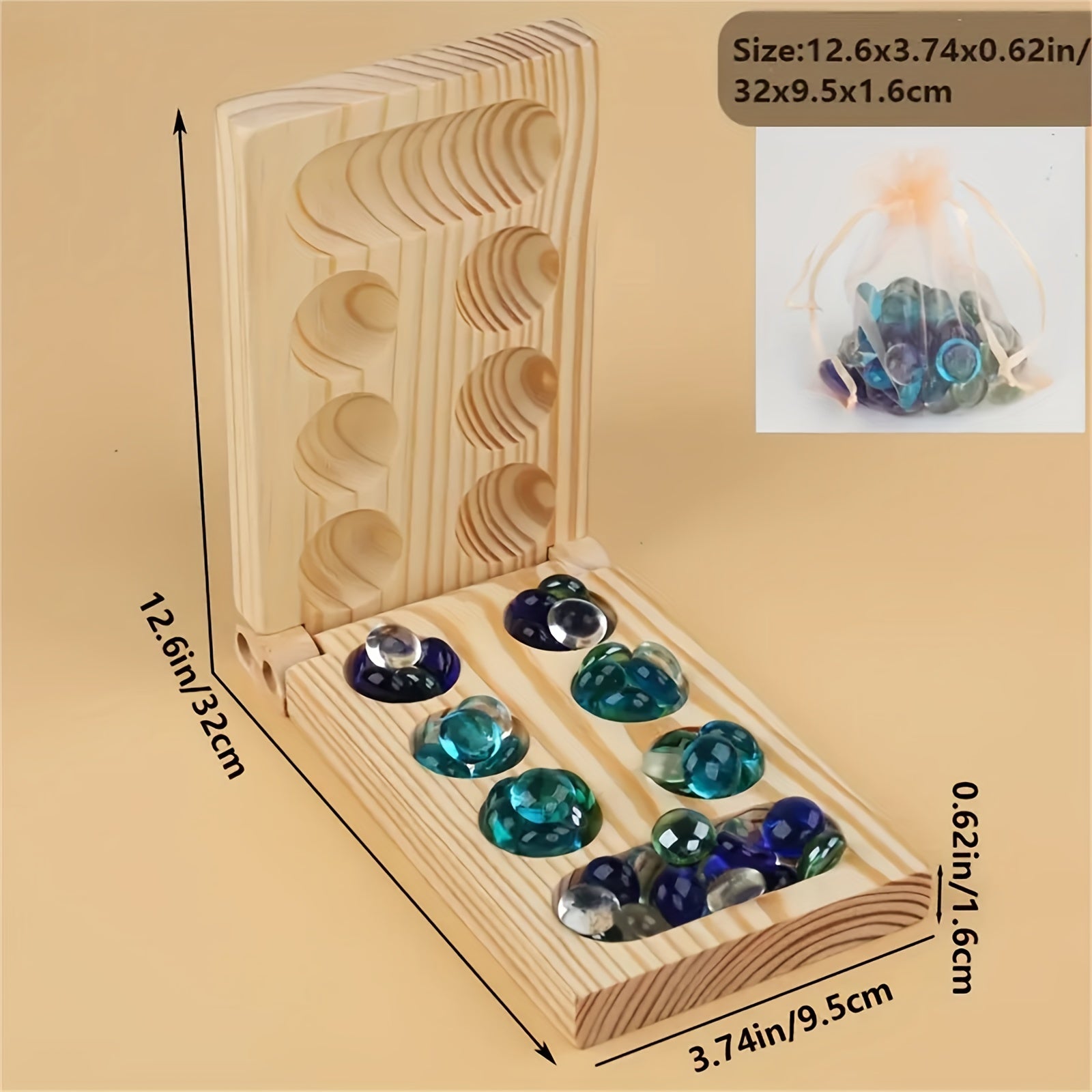 Mancala Deluxe - BrainStones pour des Heures Stratégiques