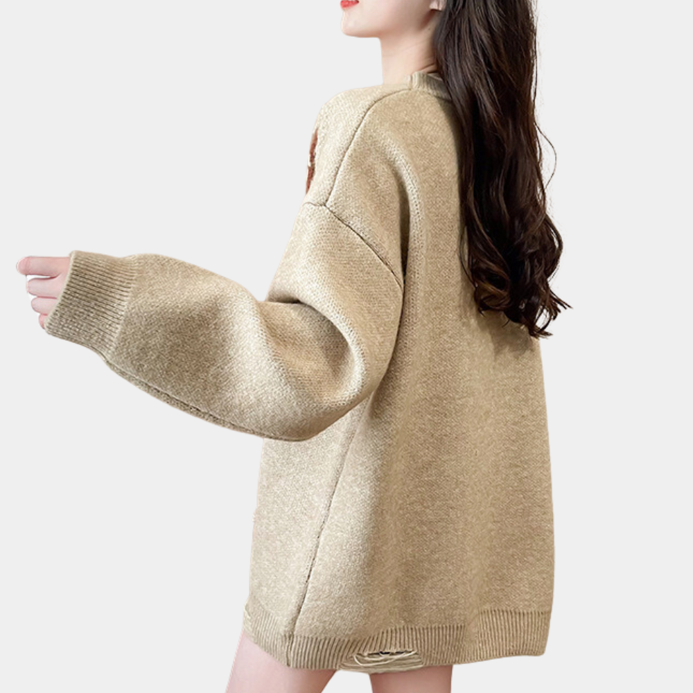 Cleo - Pull Oversized Moderne pour Femmes