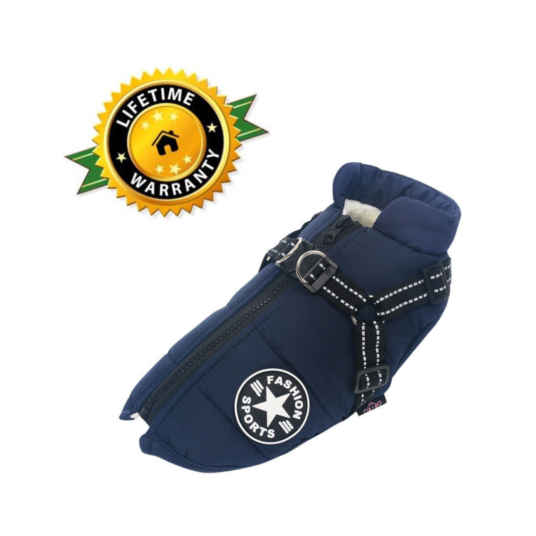 PawComfort - Manteau imperméable pour chien avec harnais | Idéal pour les chiens actifs