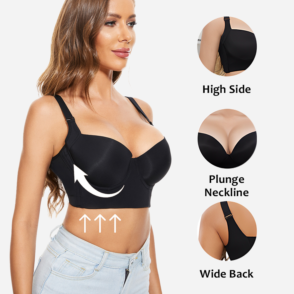 Soutien-gorge lissant à dos pigeonnant