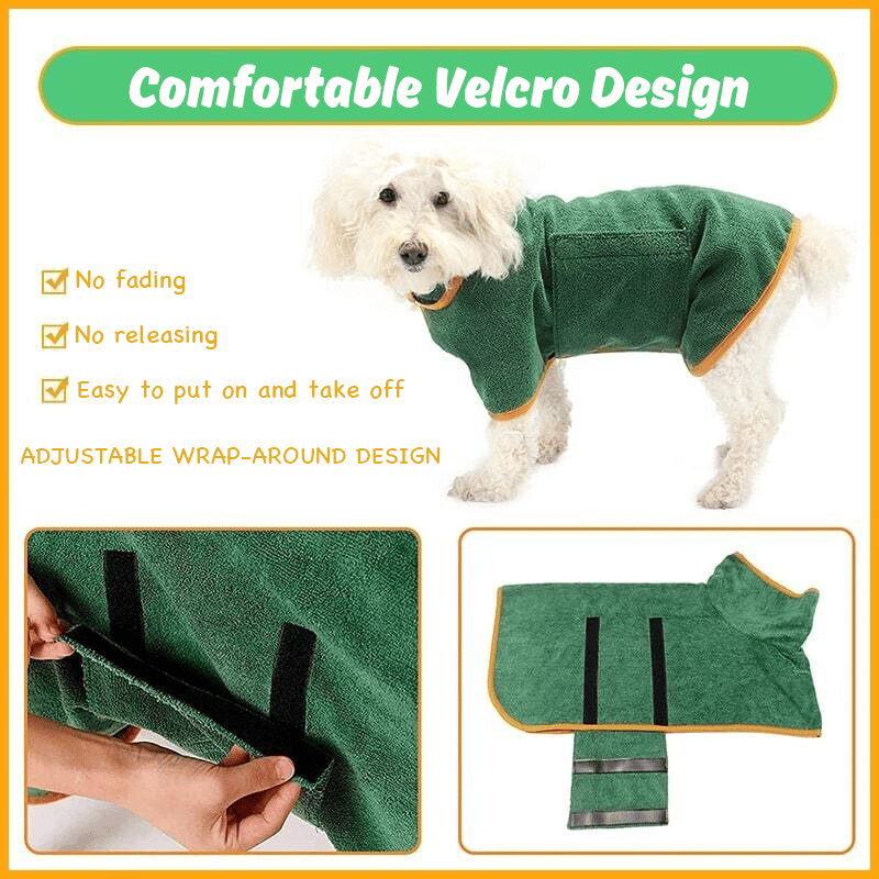 PawComfort - Peignoir super absorbant pour chien | Séchage rapide et doux