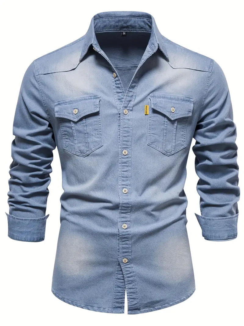 Elias - Chemise en denim avec coupe moderne