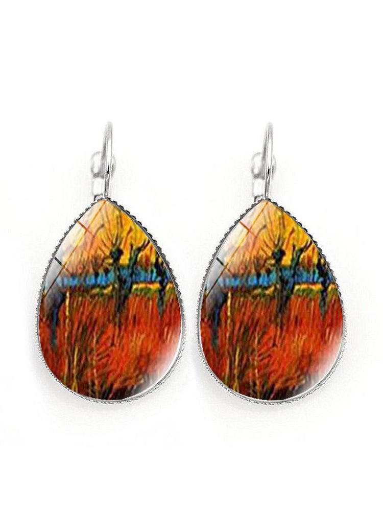 BelleRue - Boucles d'oreilles Vintage Vincent Art Series