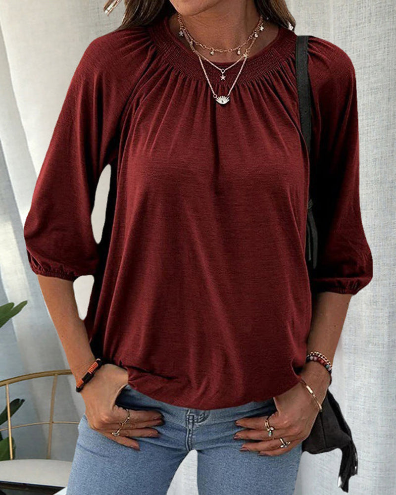 Kiara - T-shirt à col rond