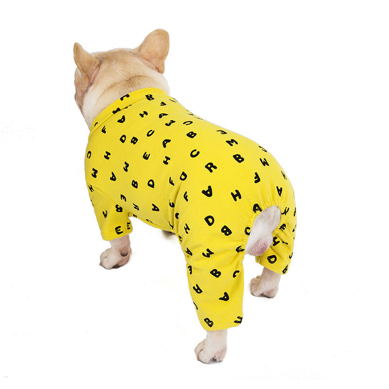 PawComfort - Sweat à capuche en laine polaire pour chien avec impression de lettres - parfait pour l'automne