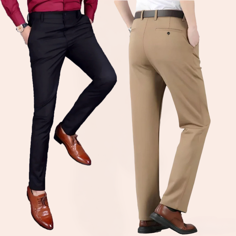 Théo - Pantalon Stretch Décontracté avec Confort Casual