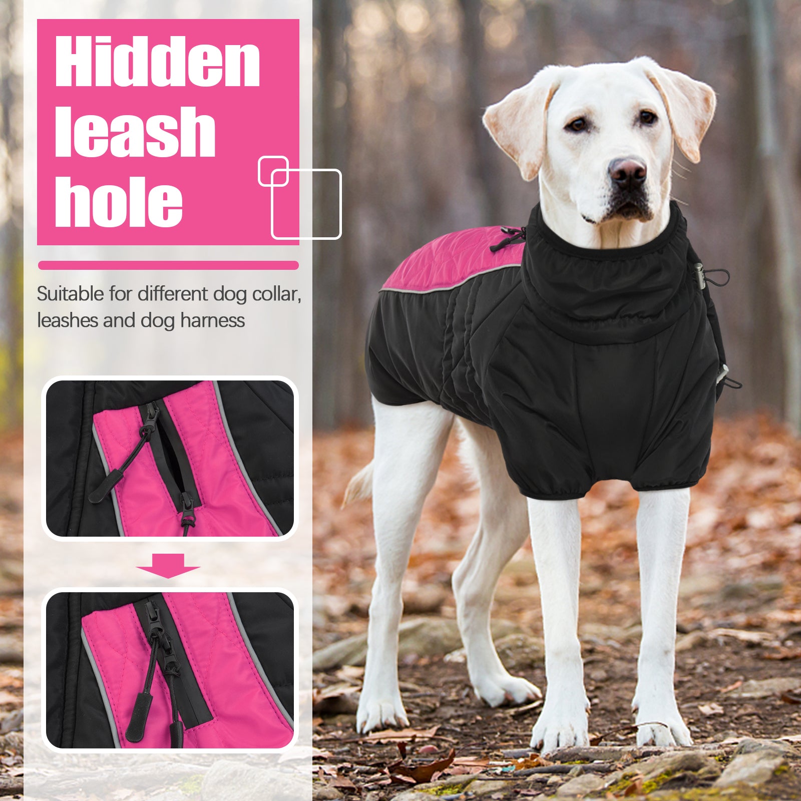 PawComfort - Veste pour chien doublée en polaire - Chaleur pour les jours froids