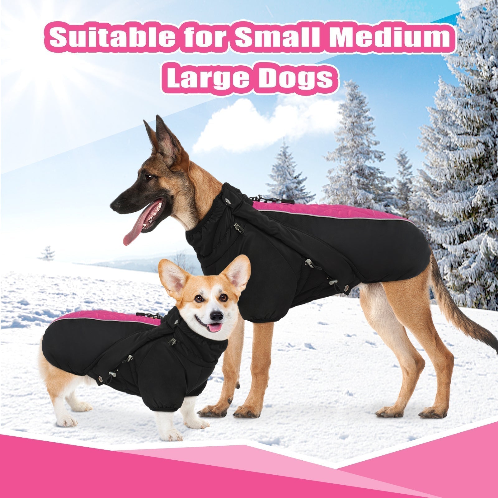 PawComfort - Veste pour chien doublée en polaire - Chaleur pour les jours froids