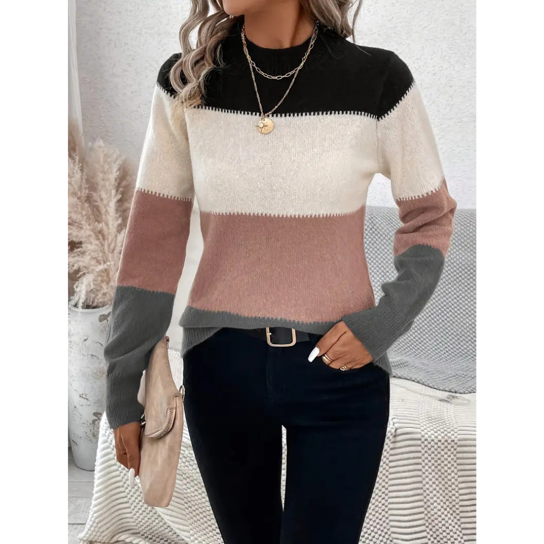 Olivia - Pull d'Hiver Tricoté pour Femmes