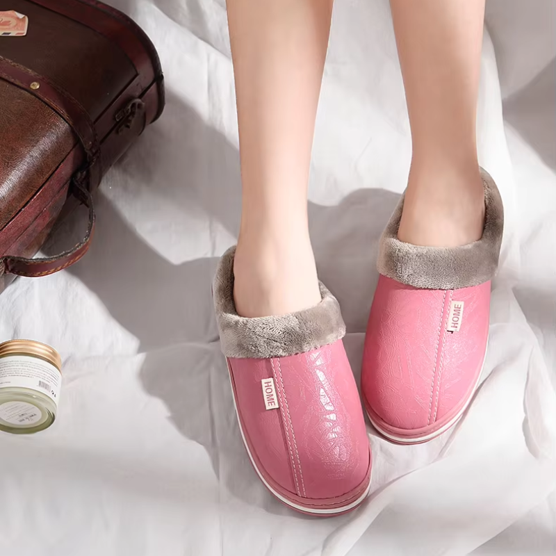 Romy - Pu -leren Ladies Slippers