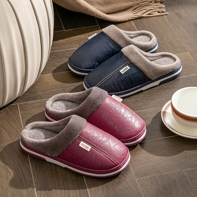 Romy - Pu -leren Ladies Slippers