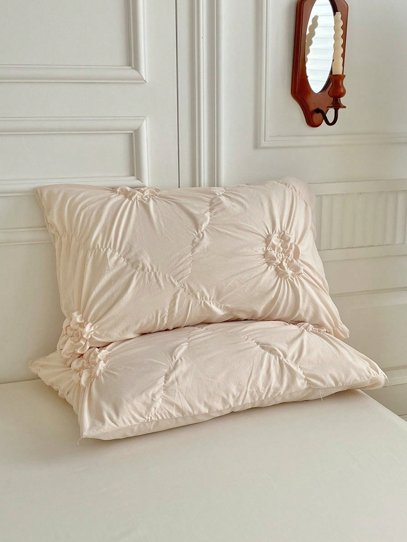 Ensemble de housse de couette en chiffon à imprimé floral élégant - Design chic intemporel pour chaque chambre