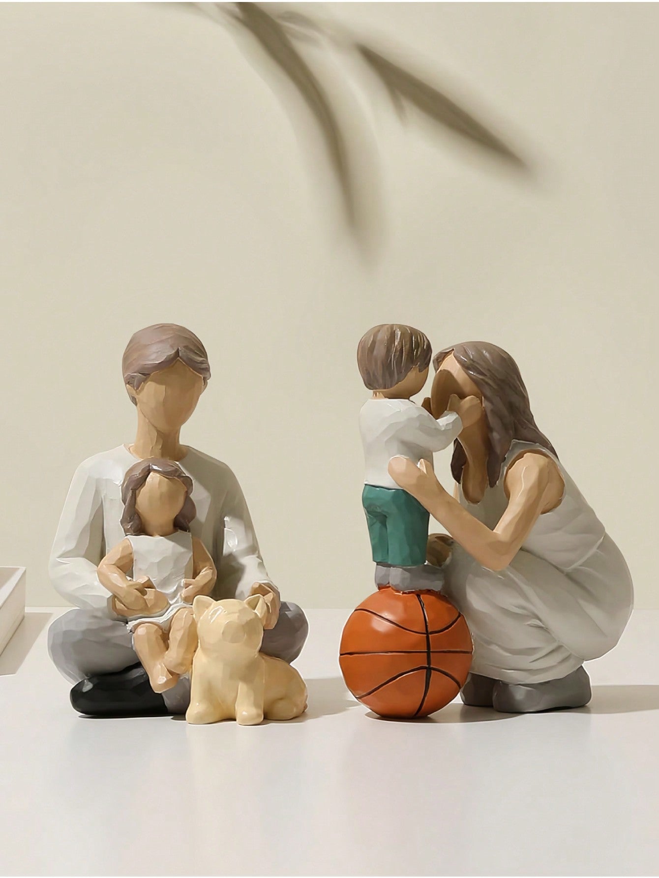 Figurine de Famille en Résine Adorable - Touche Décorative Parfaite pour la Maison & le Bureau