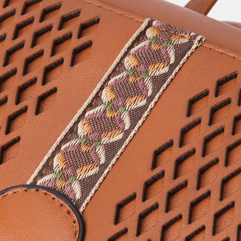 ByIza - Sac à dos pour femmes avec motif géométrique