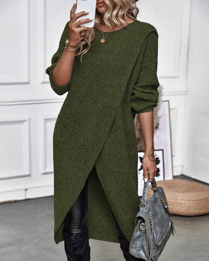 Lopez - Robe pull en tricot moderne