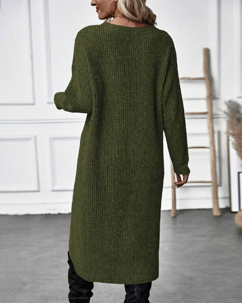 Lopez - Robe pull en tricot moderne