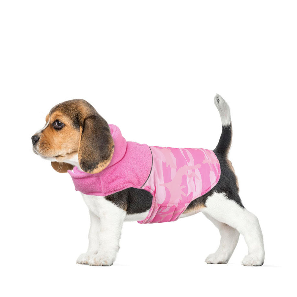 PawComfort - Manteau réversible pour chien avec coutures camouflage | Style et confort