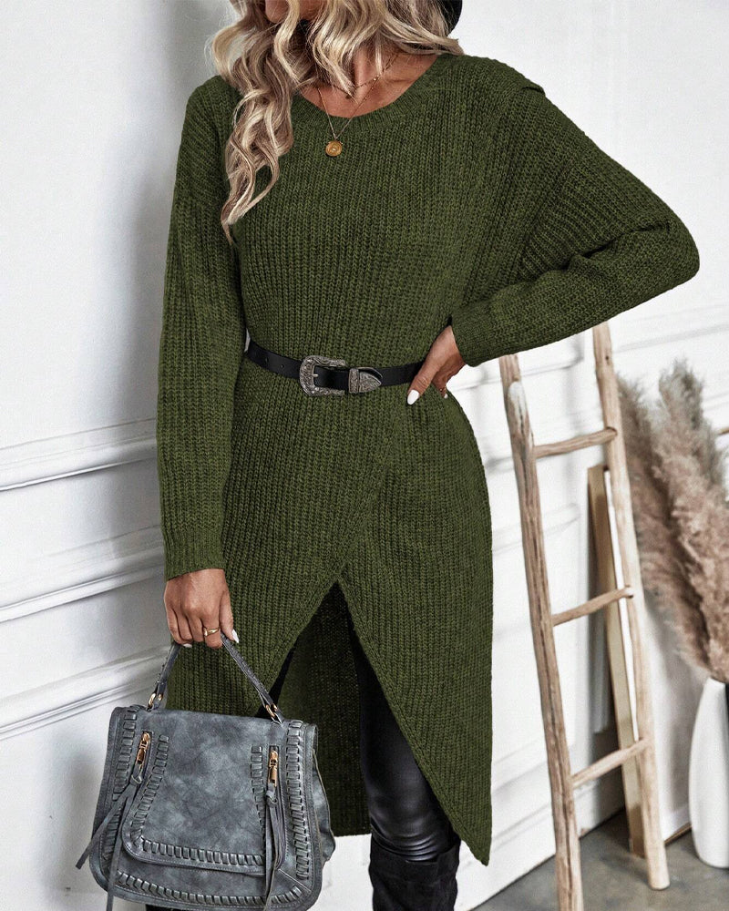 Lopez - Robe pull en tricot moderne