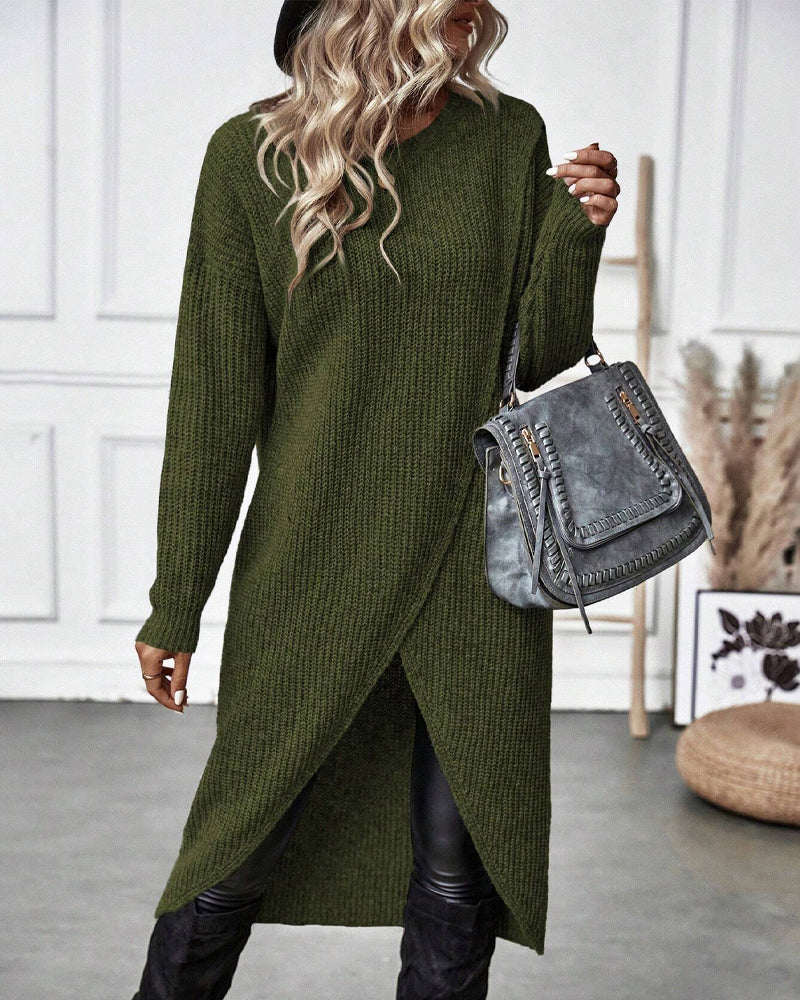 Lopez - Robe pull en tricot moderne