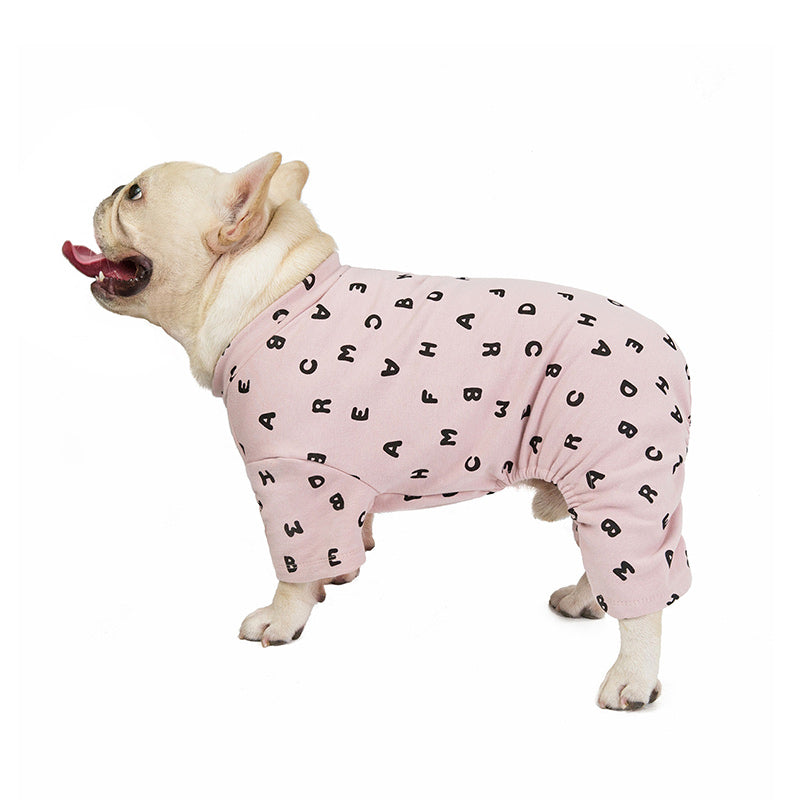 PawComfort - Sweat à capuche en laine polaire pour chien avec impression de lettres - parfait pour l'automne