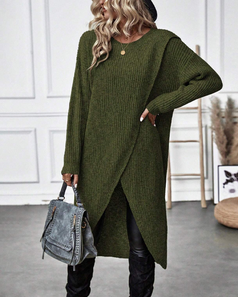 Lopez - Robe pull en tricot moderne