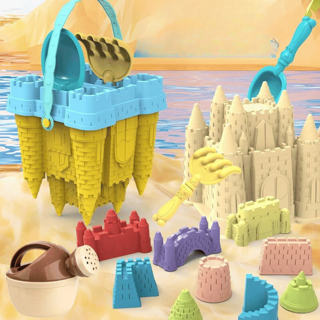 Ensemble de Construction de Châteaux de Sable pour Enfants - BeachMaster pour Jouer dans le Sable