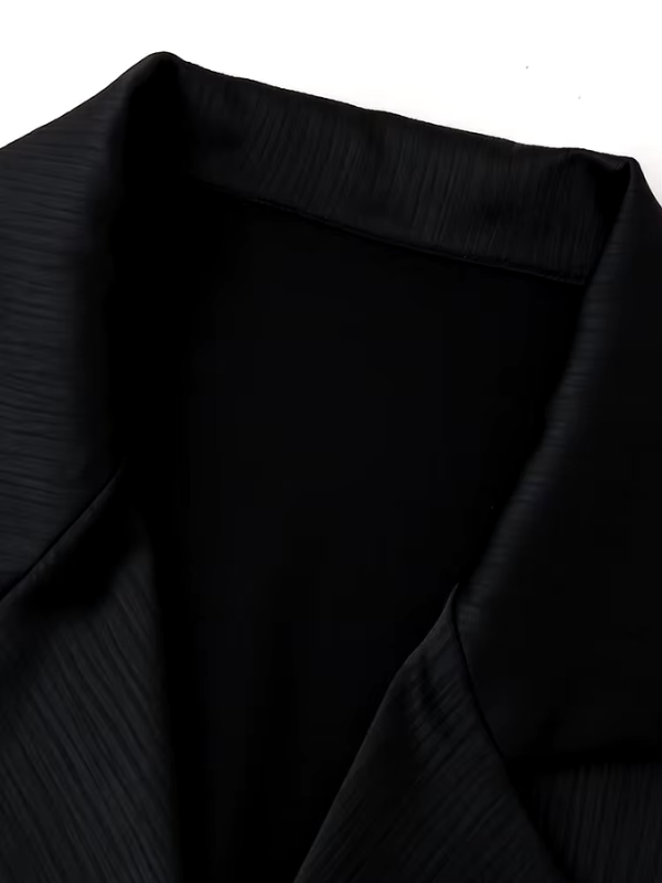 Ensemble décontracté noir pour femmes 2 pièces