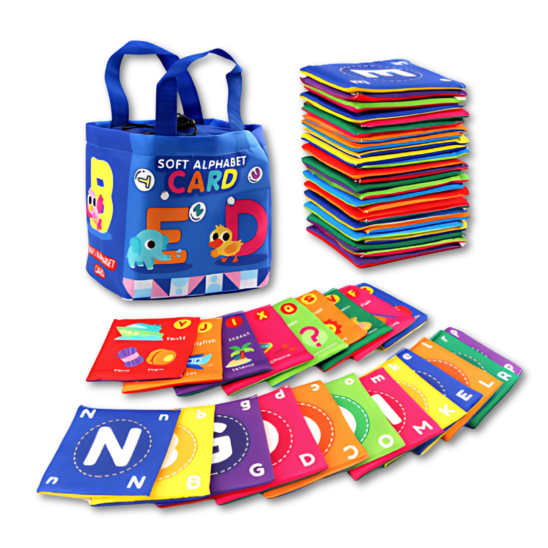 Cartes alphabétiques colorées pour tout-petits - LetterFun pour un jeu éducatif