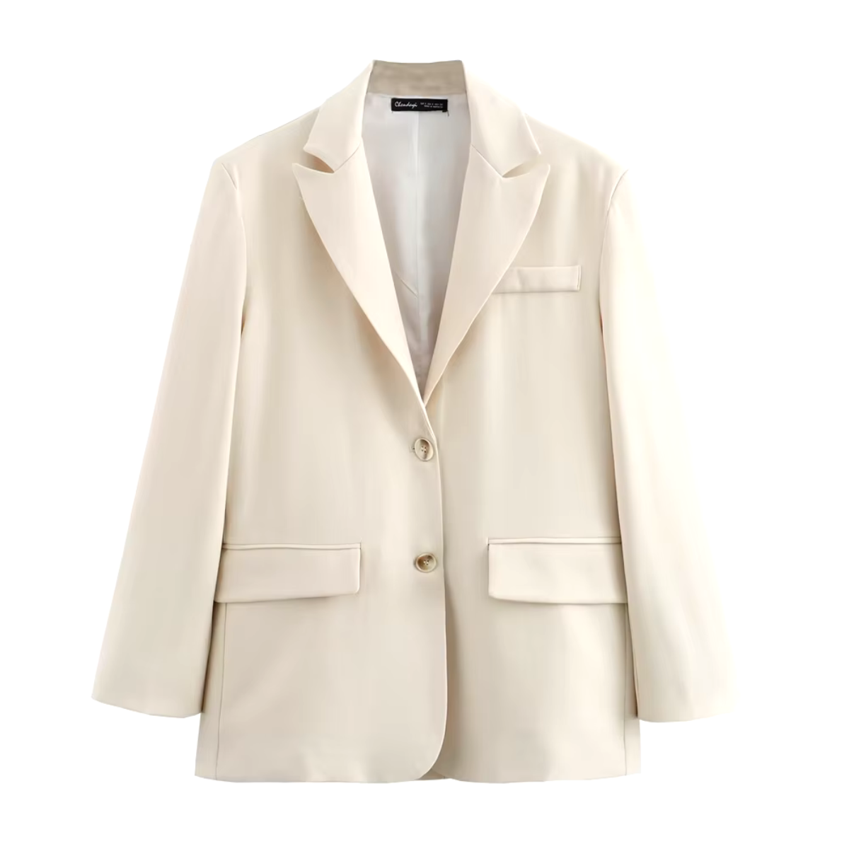 Blazer vintage beige pour femmes