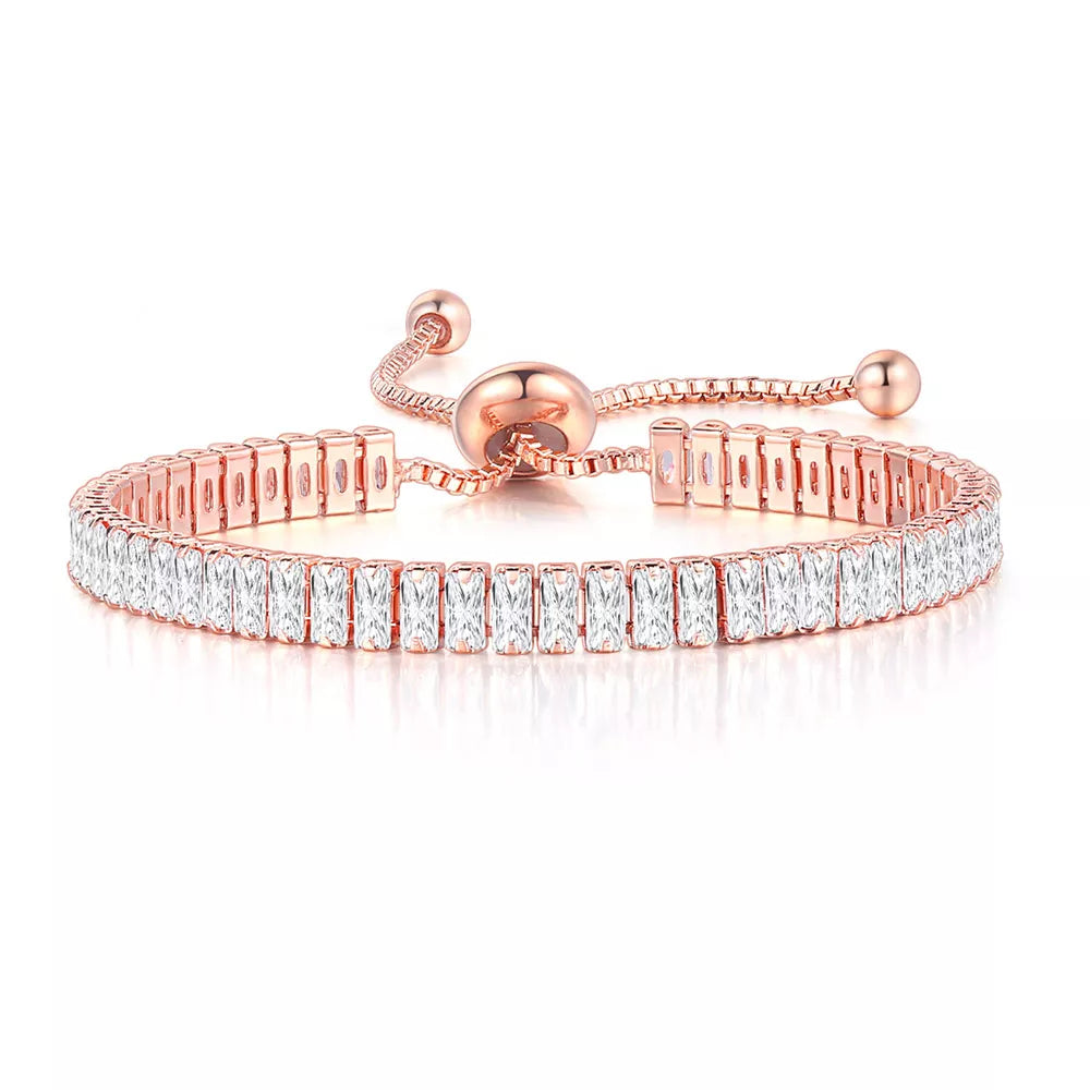 Gwen - Bracelet Roségouden avec taille réglable