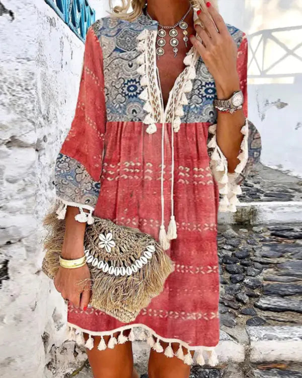 Laura - Robe bohème estivale chic