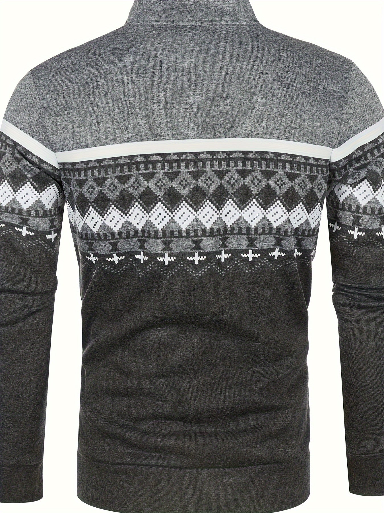 Elias - Pull Chaud avec Zip pour Hommes