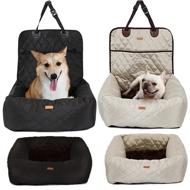 PawComfort - Coussin de siège pour chien pour la voiture | Confortable et sûr