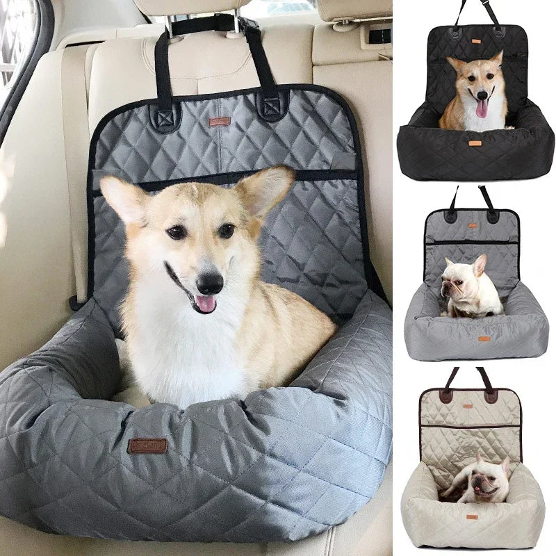 PawComfort - Coussin de siège pour chien pour la voiture | Confortable et sûr