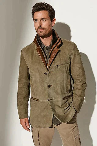 Veste d'automne vintage pour homme