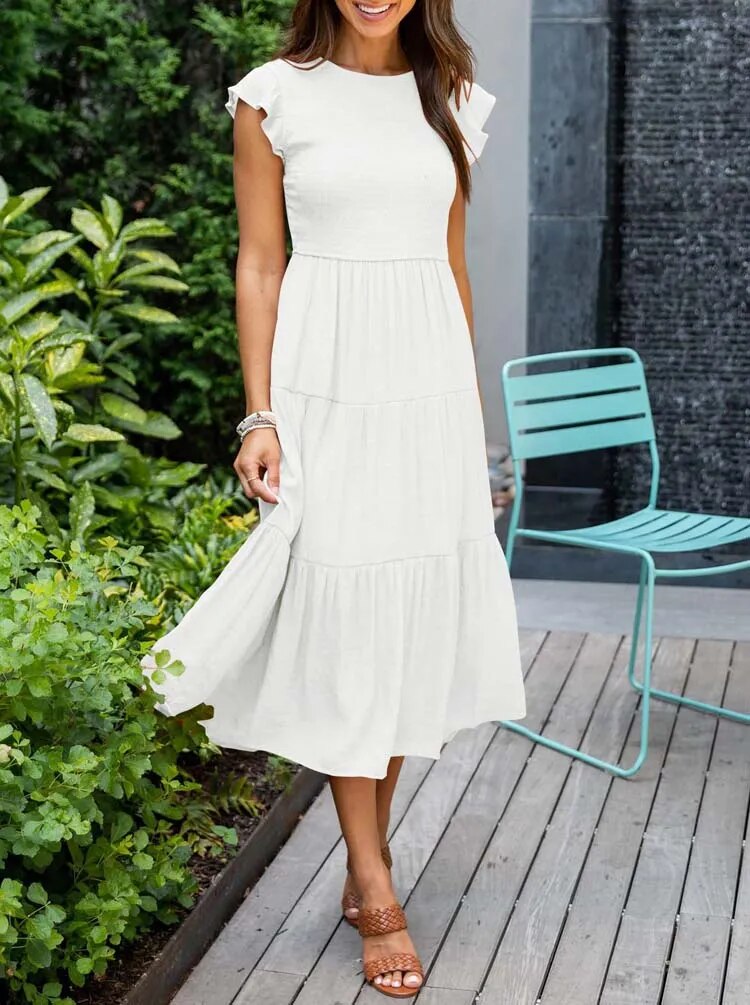 Eliza - Robe maxi d'été fluide et confortable