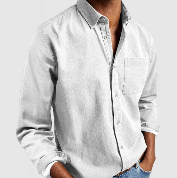 Chemise en coton pour homme