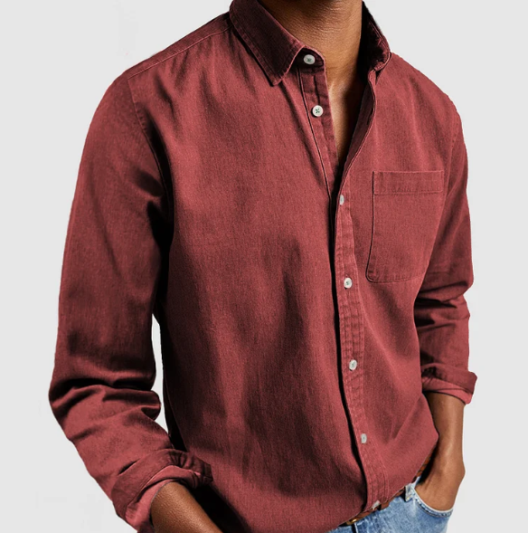 Chemise en coton pour homme