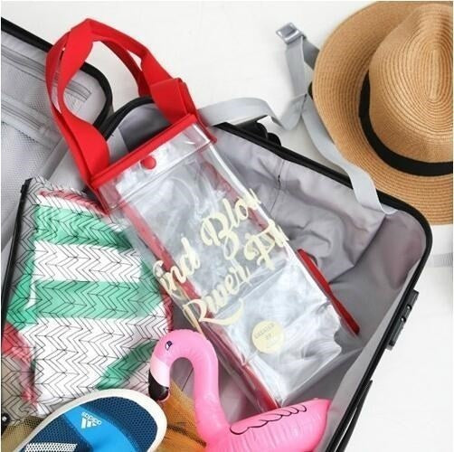SoSun - Sac de plage en PVC transparent